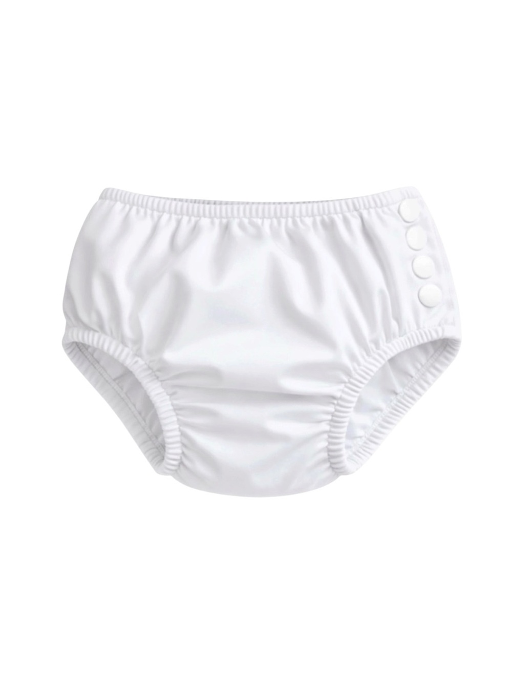 i play. Reusable Swim Diaper White 18M 22-25lbs. UPF 50+